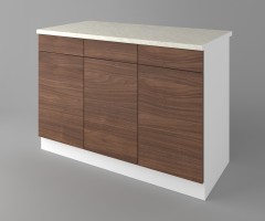 Долен кухненски шкаф с три чекмеджета и три врати Атлас 3