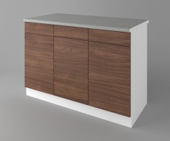 Долен кухненски шкаф с три чекмеджета и три врати Атлас 4