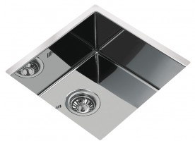 Мивка за монтаж под плот ТЕКА - BE Linea 400/400  1