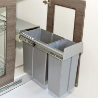 Кош за вграждане горно изтегляне 20L+10L 2