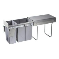 Кош за вграждане горно изтегляне с планка 20L+10L 1