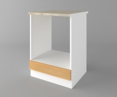 Долен кухненски шкаф за вградена фурна  Калатея - Натурална 4