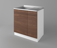 Долен кухненски шкаф с мивка - с едно работещо чекмедже Атлас 2