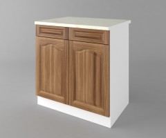 Долен кухненски шкаф с две чекмеджета и две врати Астра - Канела 4