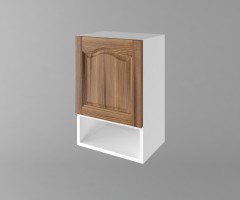 Горен кухненски шкаф с една врата и ниша Астра - Канела 1