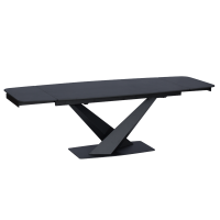 Разтегателна трапезна маса PLOCK - черна 4