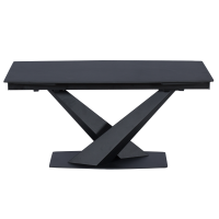 Разтегателна трапезна маса PLOCK - черна 5