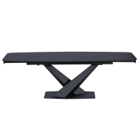 Разтегателна трапезна маса PLOCK - черна 6