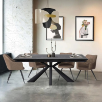 Разтегателна трапезна маса OTTAWA - титаний 6