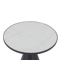 Холна маса ZARY 1 - бяла - черна 5