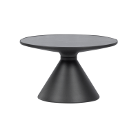 Холна маса ZARY 2 - бяла - черна 4