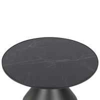 Холна маса ZARY 2 - бяла - черна 6