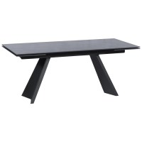 Разтегателна трапезна маса GLOGOW - черна 3