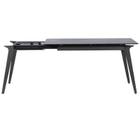 Разтегателна трапезна маса LAGOW - черна 6