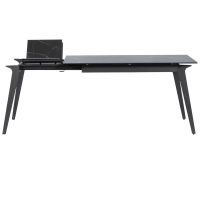 Разтегателна трапезна маса LAGOW - черна 7