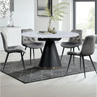 Разтегателна трапезна маса KRAG - сива 7