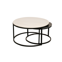 Комплект холни масички FRISKO - черно + бял 3