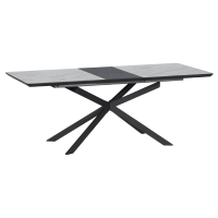 Разтегателна трапезна маса OMAHA - бял - тъмносив 5