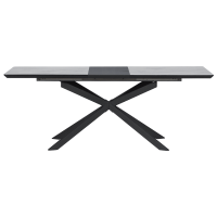 Разтегателна трапезна маса OMAHA - бял - тъмносив 7