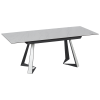 Разтегателна трапезна маса ADAM L - бяла 4