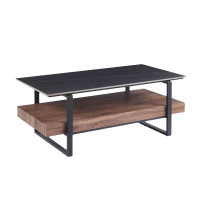 Холна маса PITEA - орех / черно 3