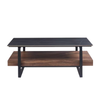 Холна маса PITEA - орех / черно 4