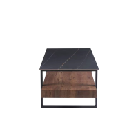 Холна маса PITEA - орех / черно 5