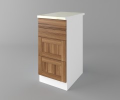 Долен кухненски шкаф с четири чекмеджета Калатея - Канела 1