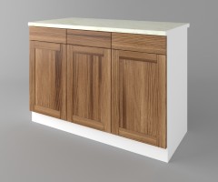 Долен кухненски шкаф с три чекмеджета и три врати Калатея - Канела 1