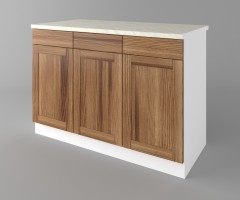 Долен кухненски шкаф с три чекмеджета и три врати Калатея - Канела 3