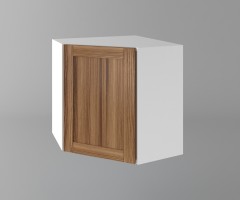 Горен кухненски шкаф за вътрешен ъгъл с една врата Калатея - Канела 1