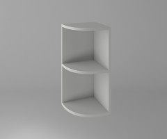 Горен кухненски шкаф за външен ъгъл  Мирта 1