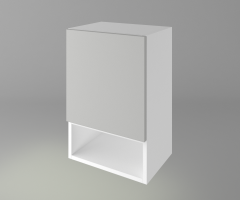 Горен кухненски шкаф с една врата и ниша Мирта 1