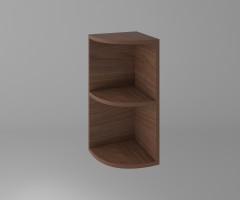 Горен кухненски шкаф за външен ъгъл Атлас 1