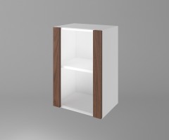 Горен кухненски шкаф с една остъклена врата Атлас 1