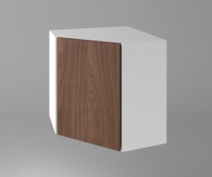 Горен кухненски шкаф за вътрешен ъгъл с една врата Атлас 1