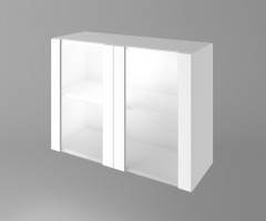 Горен кухненски шкаф с две остъклени врати Нарцис 1