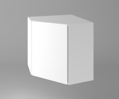 Горен кухненски шкаф за вътрешен ъгъл с една врата Нарцис 1